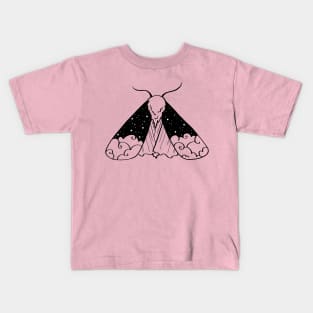 Night Sky Moth Kids T-Shirt